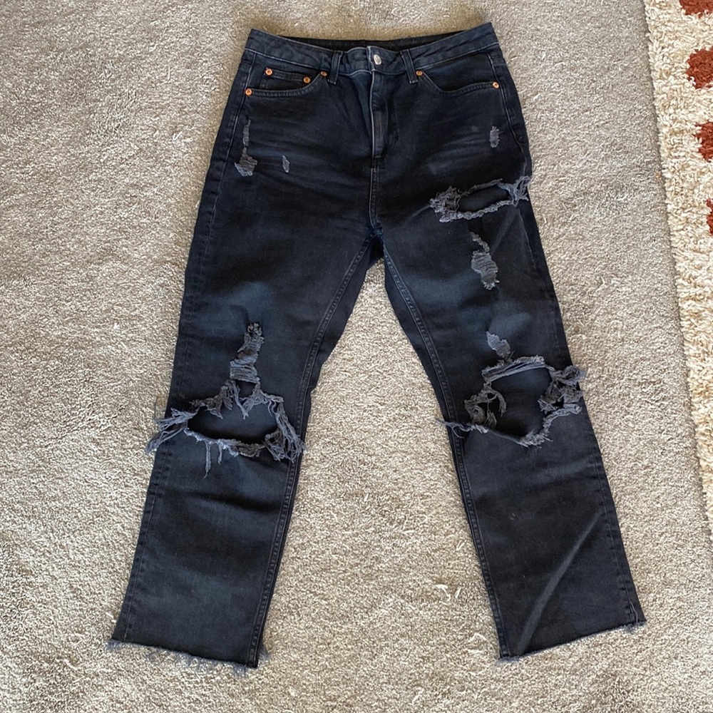 Topshop Distressed Jeans